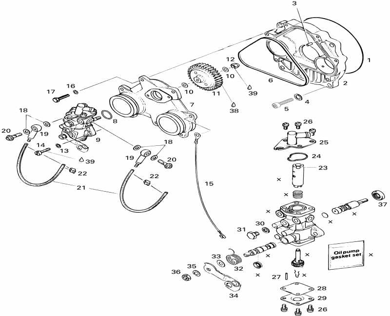  BRP  Formula Z, 1996 - Oil Injection System