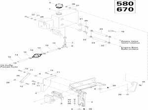 02-    Sport 580 (02- Oil Tank And Support 580)