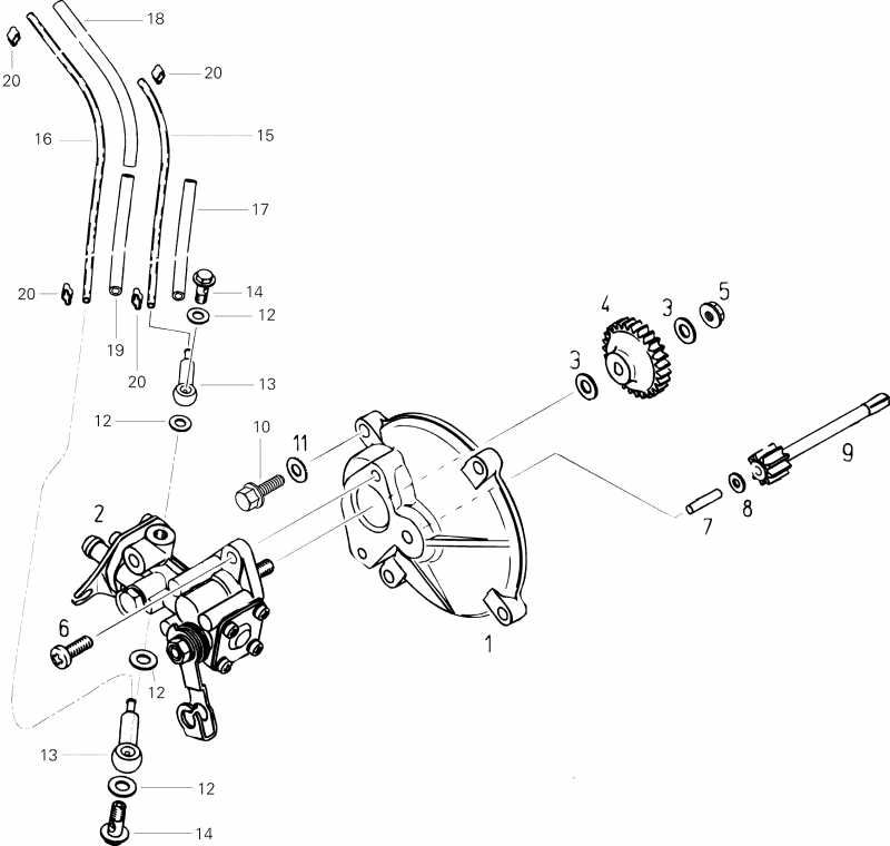  SkiDoo  Skandic 380, 1996 - Oil Injection System 377