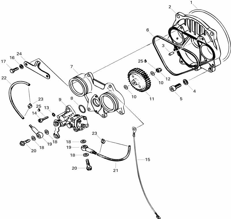  Ski Doo - Oil Injection System 500