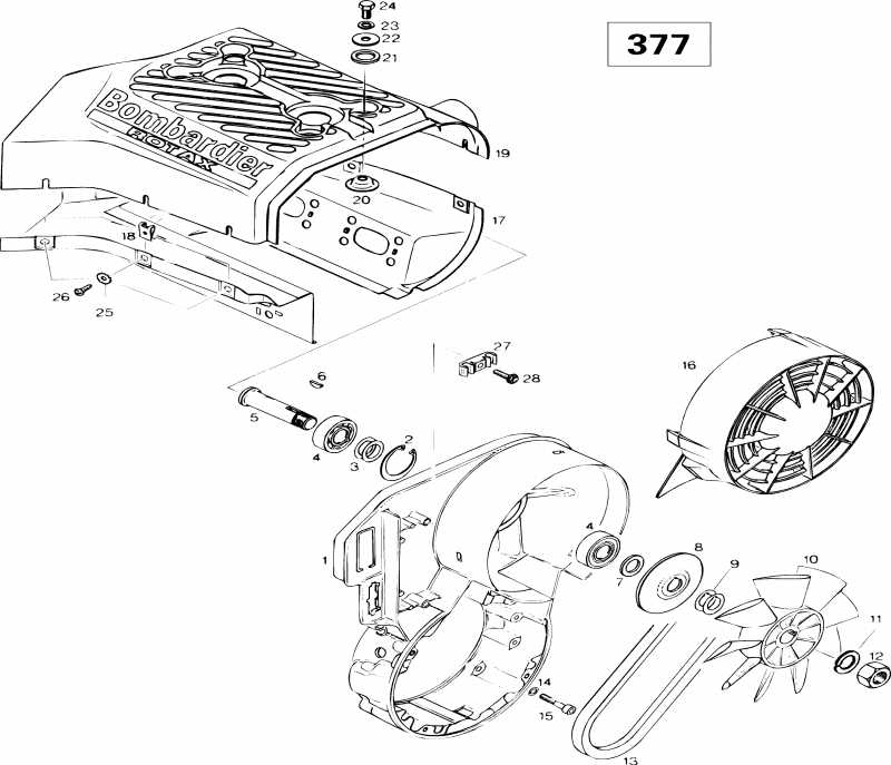   Touring E LT, 1996  - Cooling System (377)