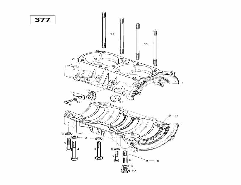 ski-doo - Crankcase (377)