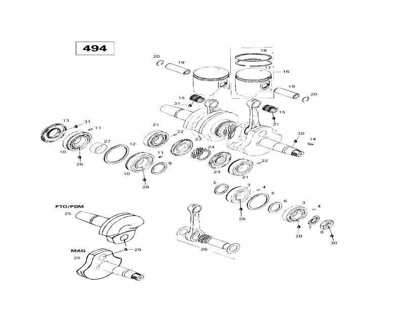 Formula Z, 1997  - Crankshaft And Pistons (494)