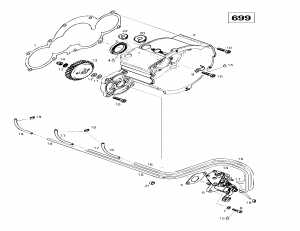 03- Ignition    (699) (03- Ignition Housing Oil Pump (699))