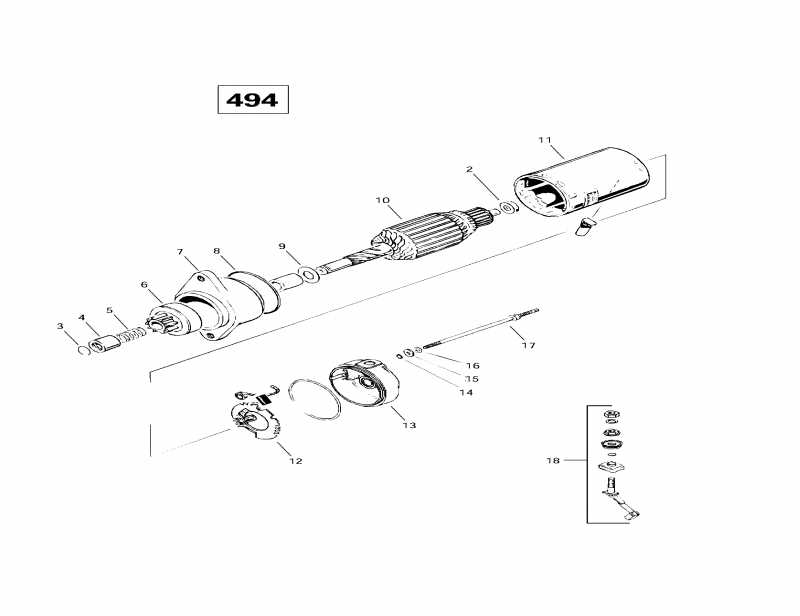 snowmobile BRP Skandic Super Wide Track, 1997  - Electric Starter (494)