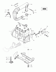 01-  Sport  Muffler (494) (01- Engine Support And Muffler (494))
