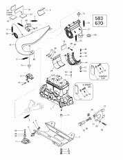 01-  Sport  Muffler (583, 670) (01- Engine Support And Muffler (583, 670))