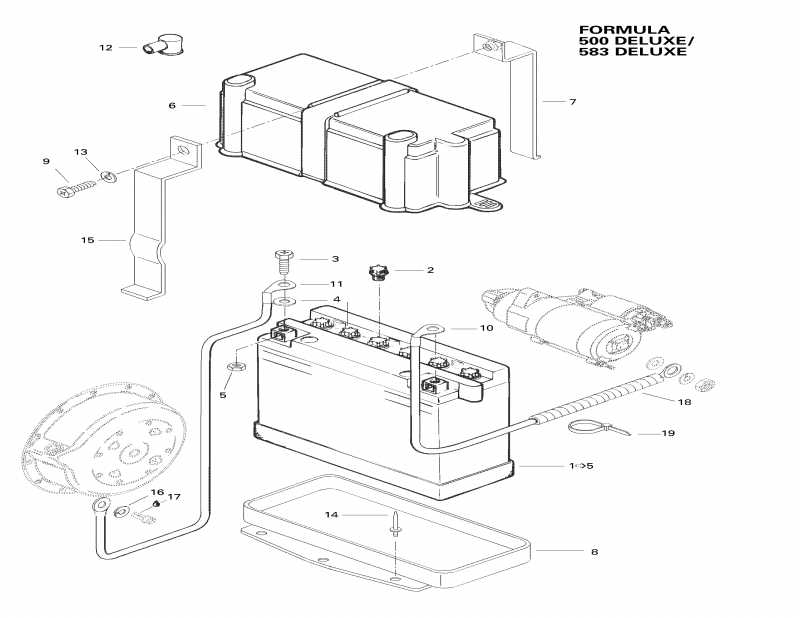  Skidoo Formula 500, 1998  - Electrical System