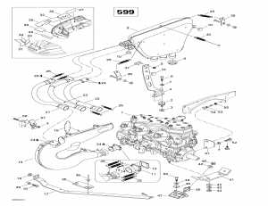01-  Sport  Muffler (599) (01- Engine Support And Muffler (599))