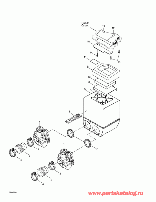 BRP Grand Touring 500/583, 1999 - Air   System