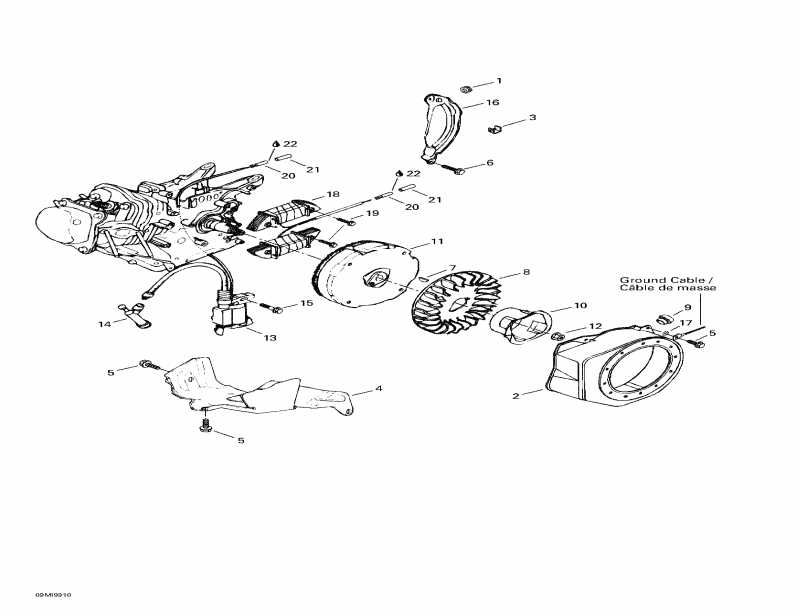 snowmobile Ski Doo - Ignition Coil, Cooling System