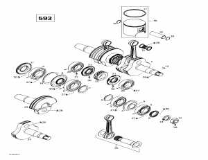 01-    (593) (01- Crankshaft And Pistons (593))