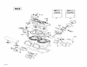 01- ,   (453) (01- Cylinder, Exhaust Manifold (453))