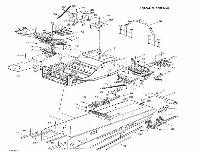  BRP SkiDoo MX Z X 400 LC, 1999  -    (mx Z X 440 Lc)