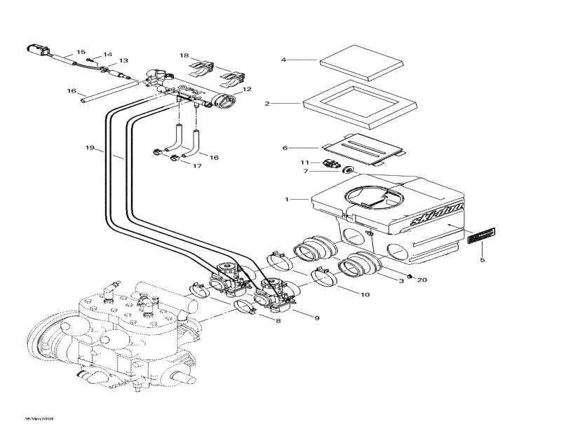 snowmobile SkiDoo  MX Z 600 SB, 2000 - Air   System