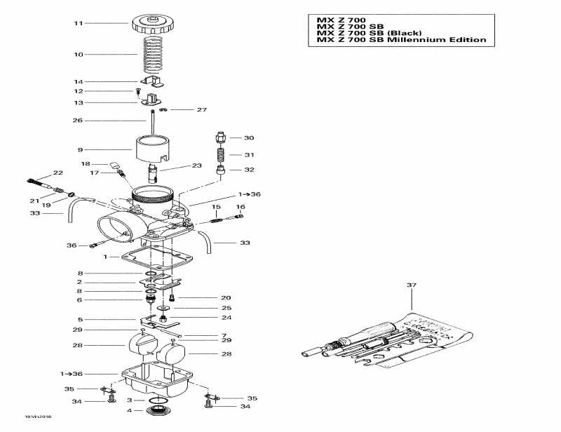 snowmobile Skidoo - Carburetors 2