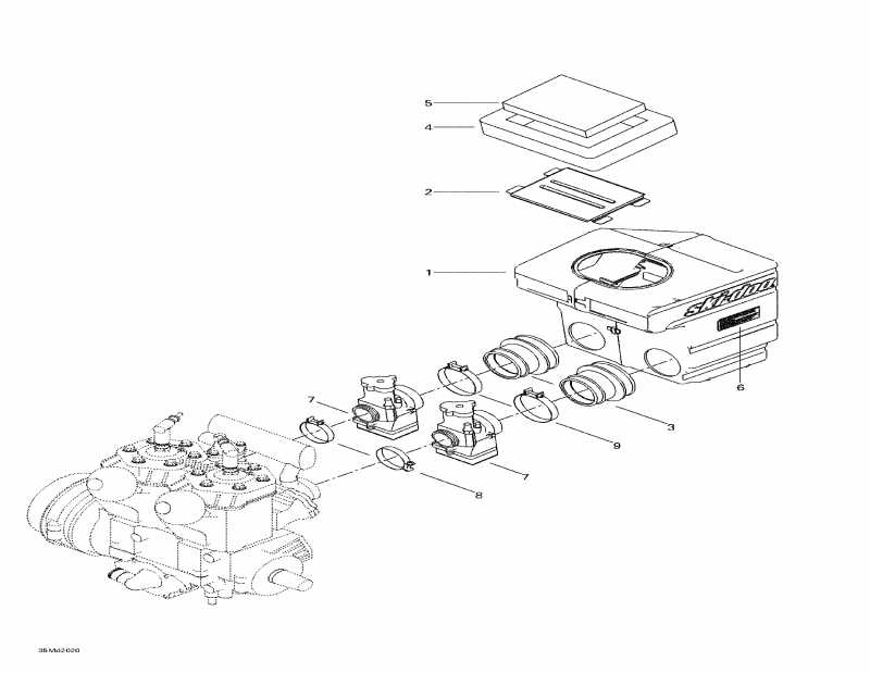 snowmobile  MX Z X 440 LC, 2000  - Air   System