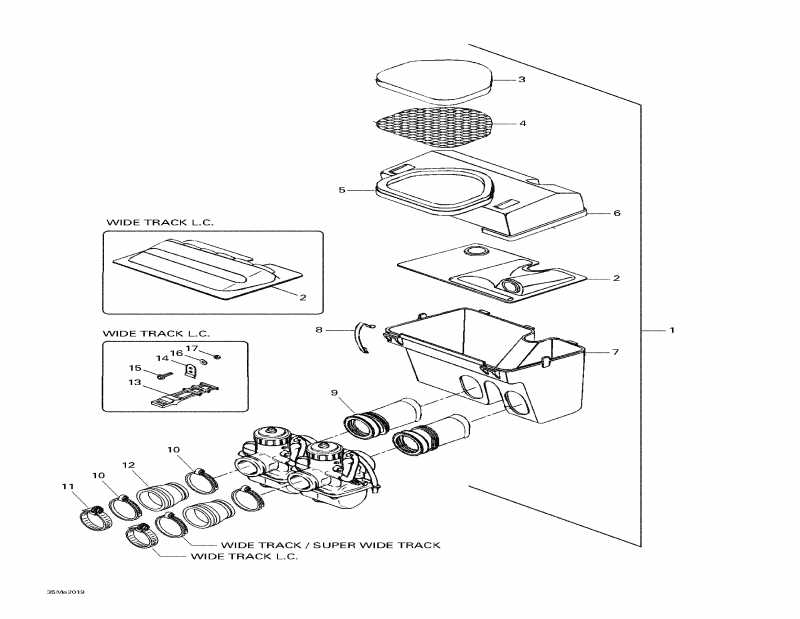  ski-doo Skandic Super Wide Track, 2000 - Air Silencer