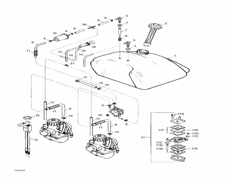 Skandic Super Wide Track, 2000  - Fuel System