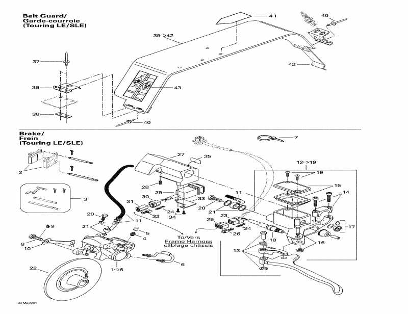   Touring E, 2000  - Hydraulic   Belt Guard