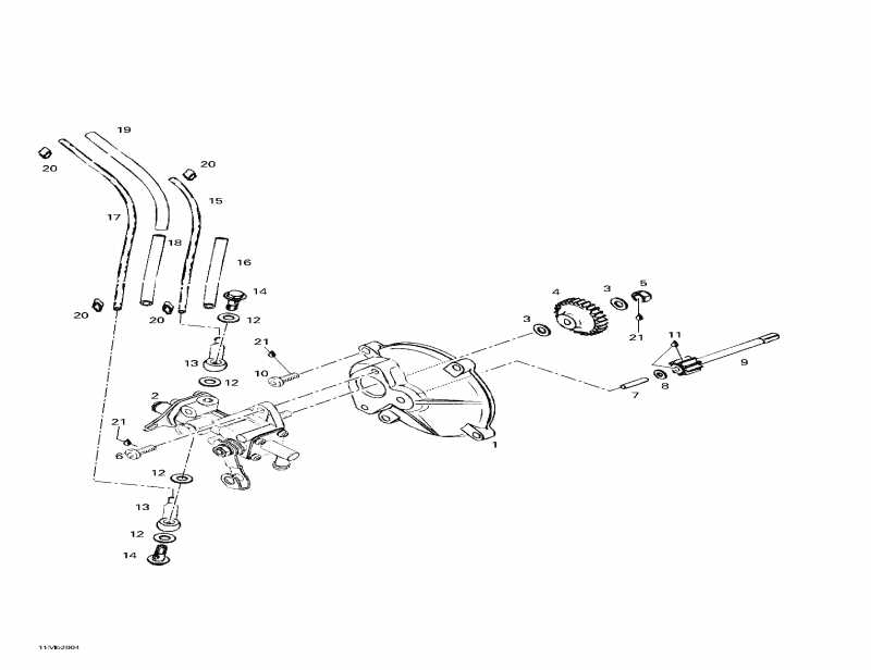 snowmobile Ski-doo  Touring SLE, 2000 - Oil Injection System