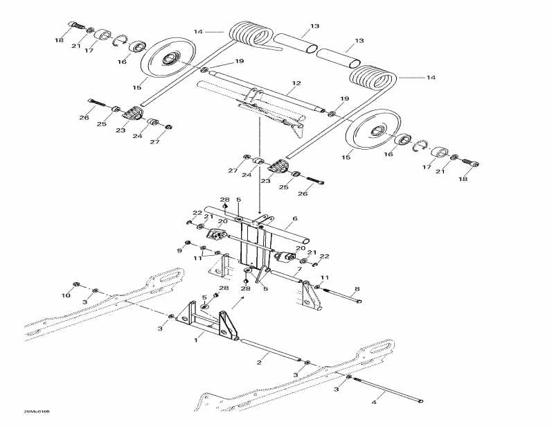  BRP SkiDoo Formula Deluxe 500 F, 2001 - Rear Arm