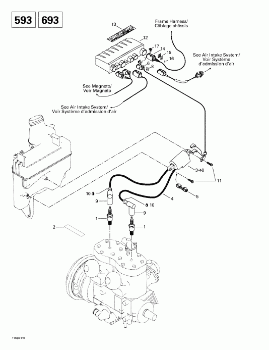   MX Z 500/600/700, 2001 - Ignition 2