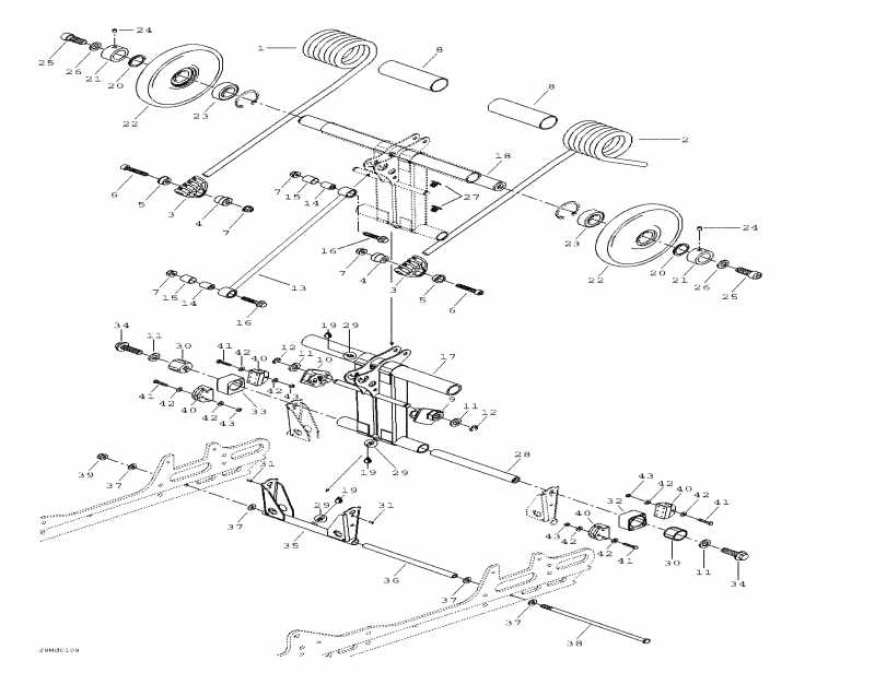 snowmobile - Rear Arm