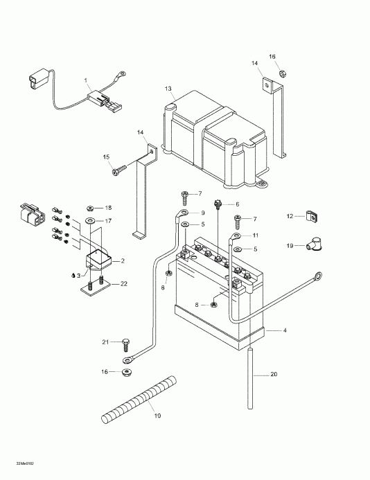  BRP  Skandic 500F/600, 2001 -  System 2