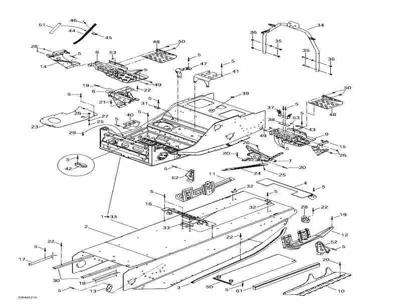  Skidoo - Frame And Accessories