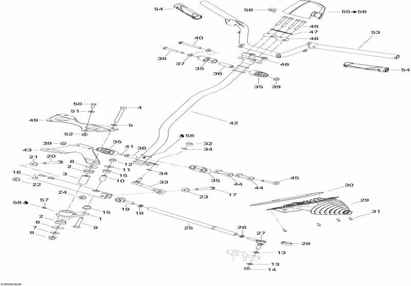   GSX 800 HO, 2004  - Steering System