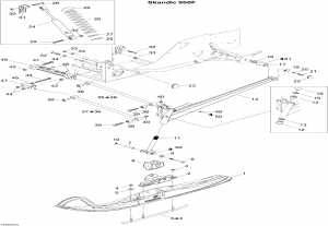 07-   Skandic 550f (07- Front Suspension Skandic 550f)