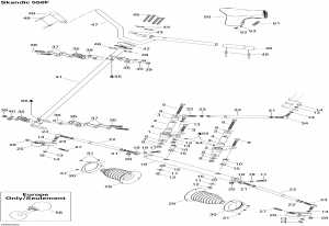 07-   System Skandic 550f (07- Steering System Skandic 550f)