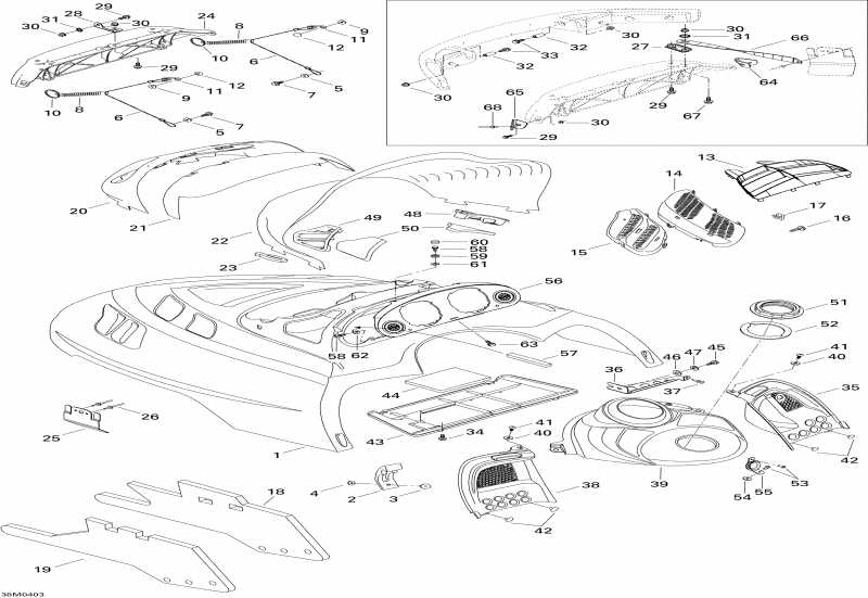 snowmobile  Summit 550F, 2004 - Cab, Console Summit 550f