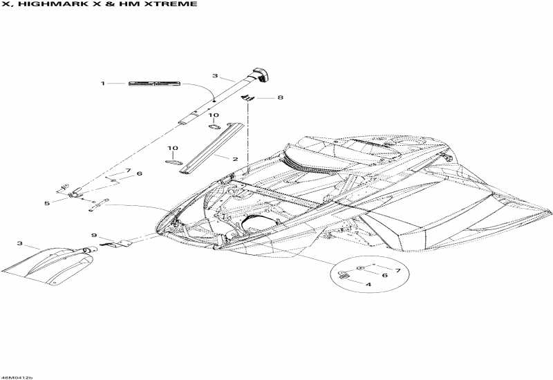 snowmobile SkiDoo Summit 600 HO, 2004  - Utilities 2