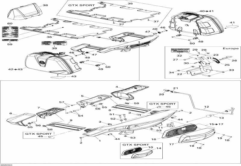  SKIDOO GTX 500SS, 2005 - Luggage Rack 500ss