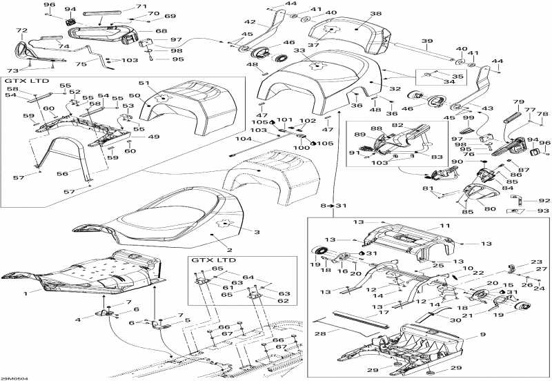  Ski-doo GTX 600 HO, 2005  -  600ho