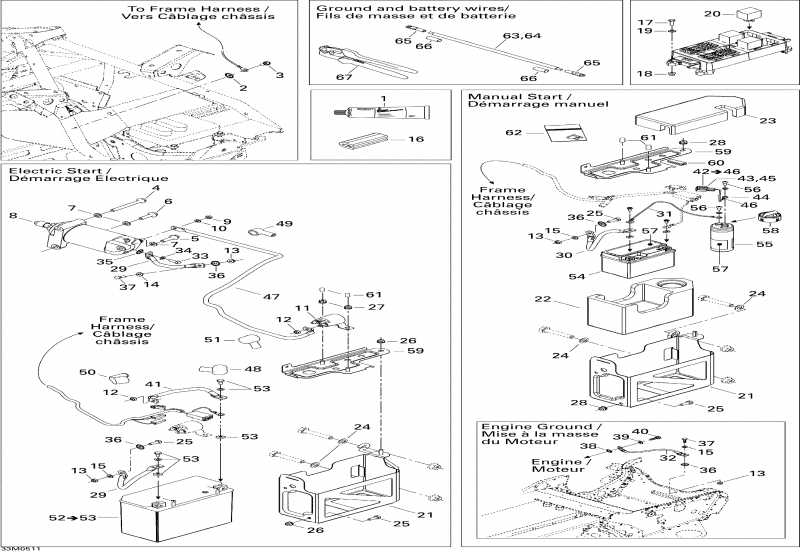  Skidoo MX Z 600 HO SDI Adrenaline & X, 2005 - Electrical System