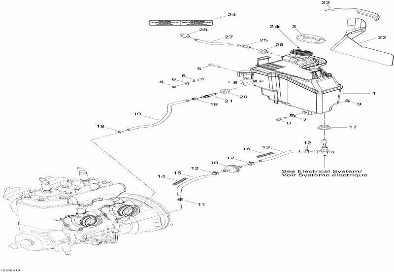   MX Z 600 HO SDI Renegade, Early Intro, 2005 - Oil System