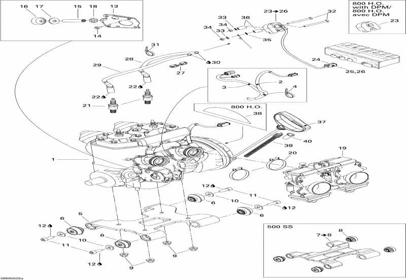  BRP  MX Z 600 HO Trail & Adrenaline & X, 2005 -  1