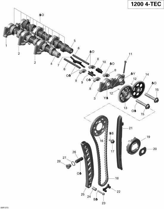  BRP SkiDoo - Camshafts And Timing Chain