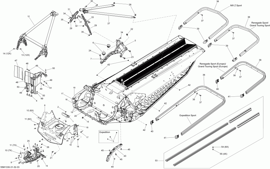  Skidoo - Frame And Components