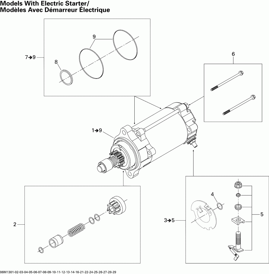 snowmobile ski-doo  GSX SE 600HOE, 2013 - Electric Starter