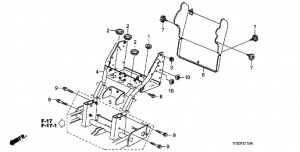 F-01-10    (F-01-10 Handlebar (Lower) Diagram and Parts)