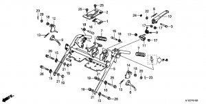 F-01   (.) (F-01 Handlebar (Upper) Diagram and Parts)