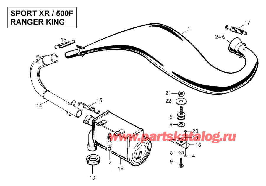 Snowmobile lynx  - Fan  - Fan Housing