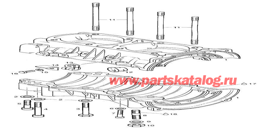 Snowmobile   - Crankcase