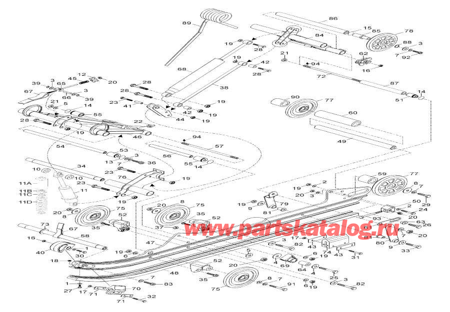 Snowmobiles   - Rear Suspension, 