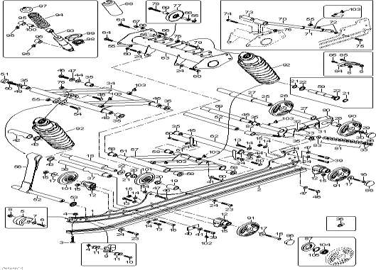 Snowmobile   - Rear Suspension /  
