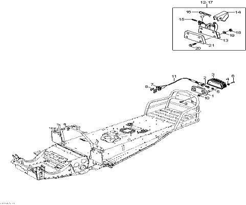 Snowmobiles lynx  - Frame And Components -   Components